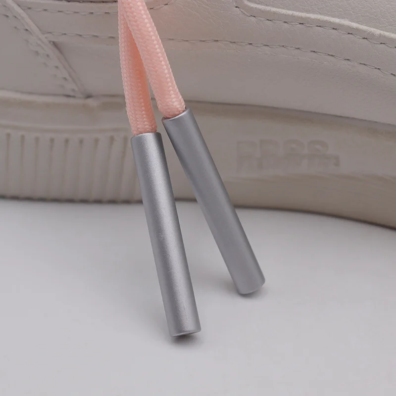 4 Latchet Silver Painting Metal Tips 6*40mm Aglets for Shoelace Drawstring Clothing Hoodie Accessories Sneaker Laces Head Women - Image 3