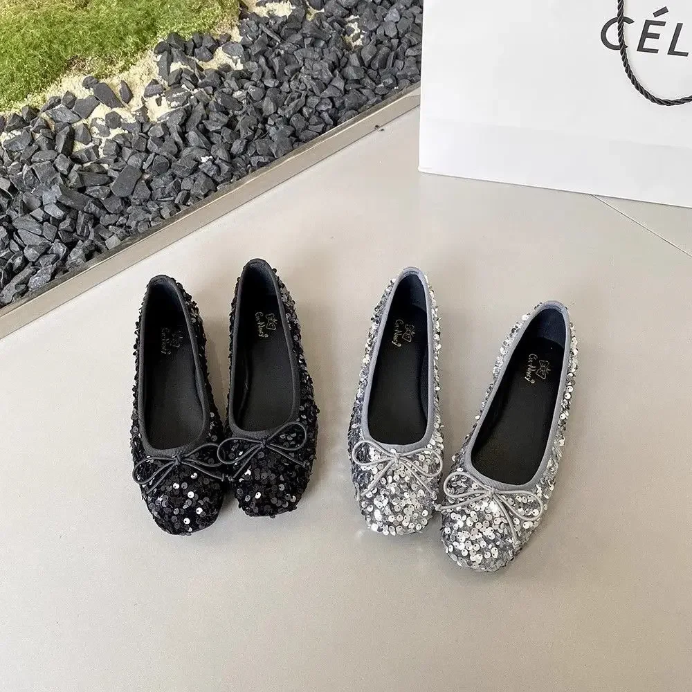 Woman Flats Square Toe Slip-on Korean Fashion Casual Y2k Vintage Clothing Sales Streetwear Premium Stylish Cheap Shoes for Women - Image 6