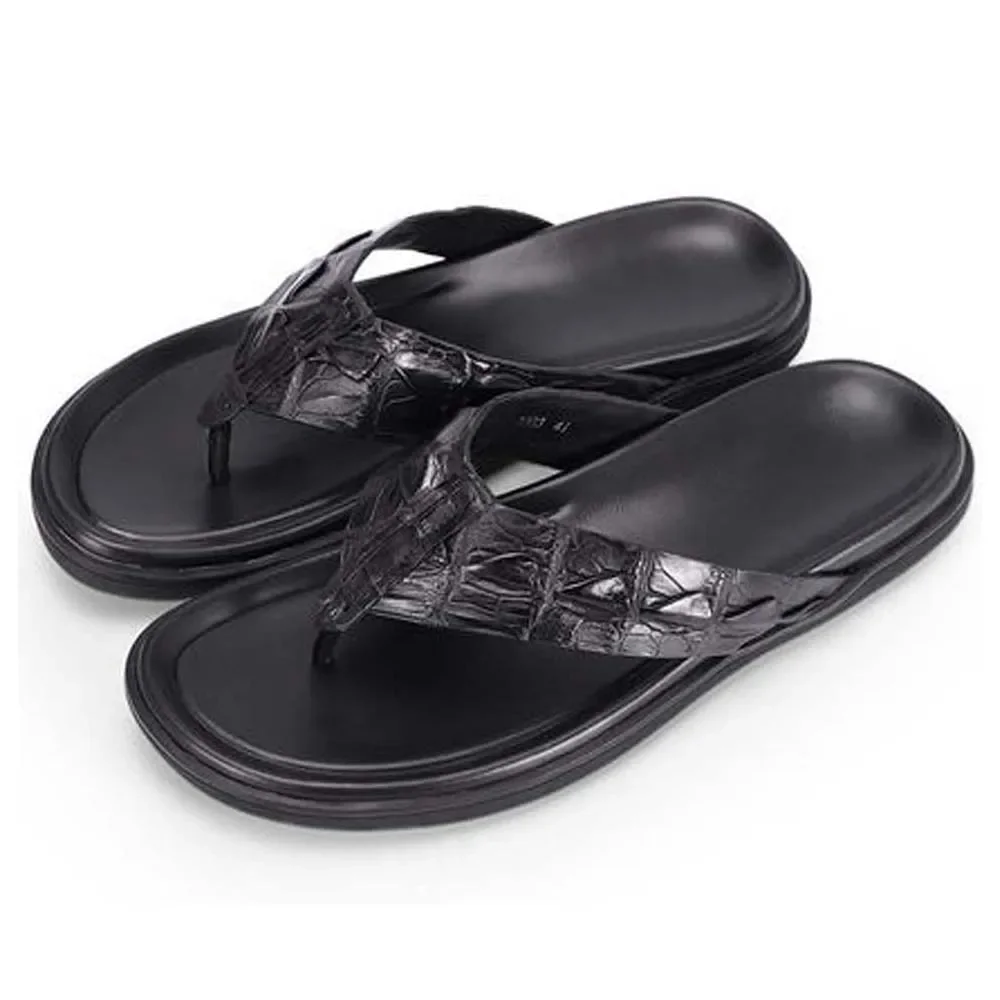 piliyuan men slippers male outdoor crocodile slippers male leisure sandals non-slip flip-flops