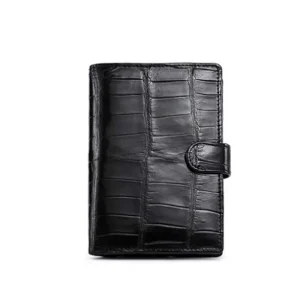 afanzhe crocodile leather male wallet buckles Brief paragraph multi-function Male small purse