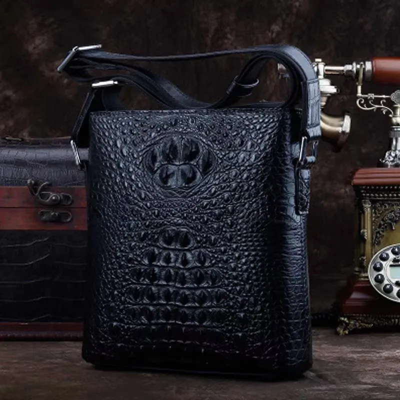 ourui New product bag men Single shoulder bag black Men's bags - Image 5