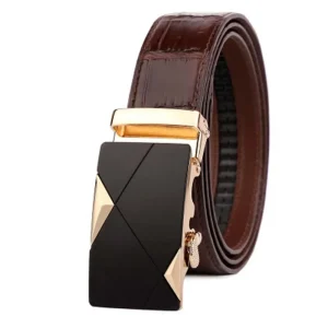 linshe crocodile male leisure male belt new Automatic buckle Factory