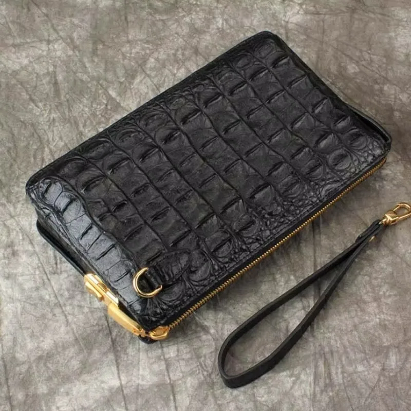 ourui male men clutch bag large capacity More screens business leisure Male bag men crocodile wallet - Image 3