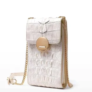 ouluoer new arrival women crocodile chian bag single shoulder fashion crocodile