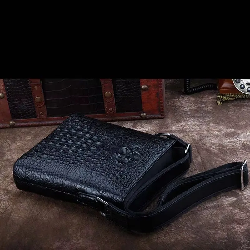 ourui New product bag men Single shoulder bag black Men's bags - Image 6