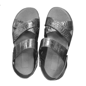 baoduli new male sandals new breathable male Casual shoes crocodile Men shoes lace-up sandals