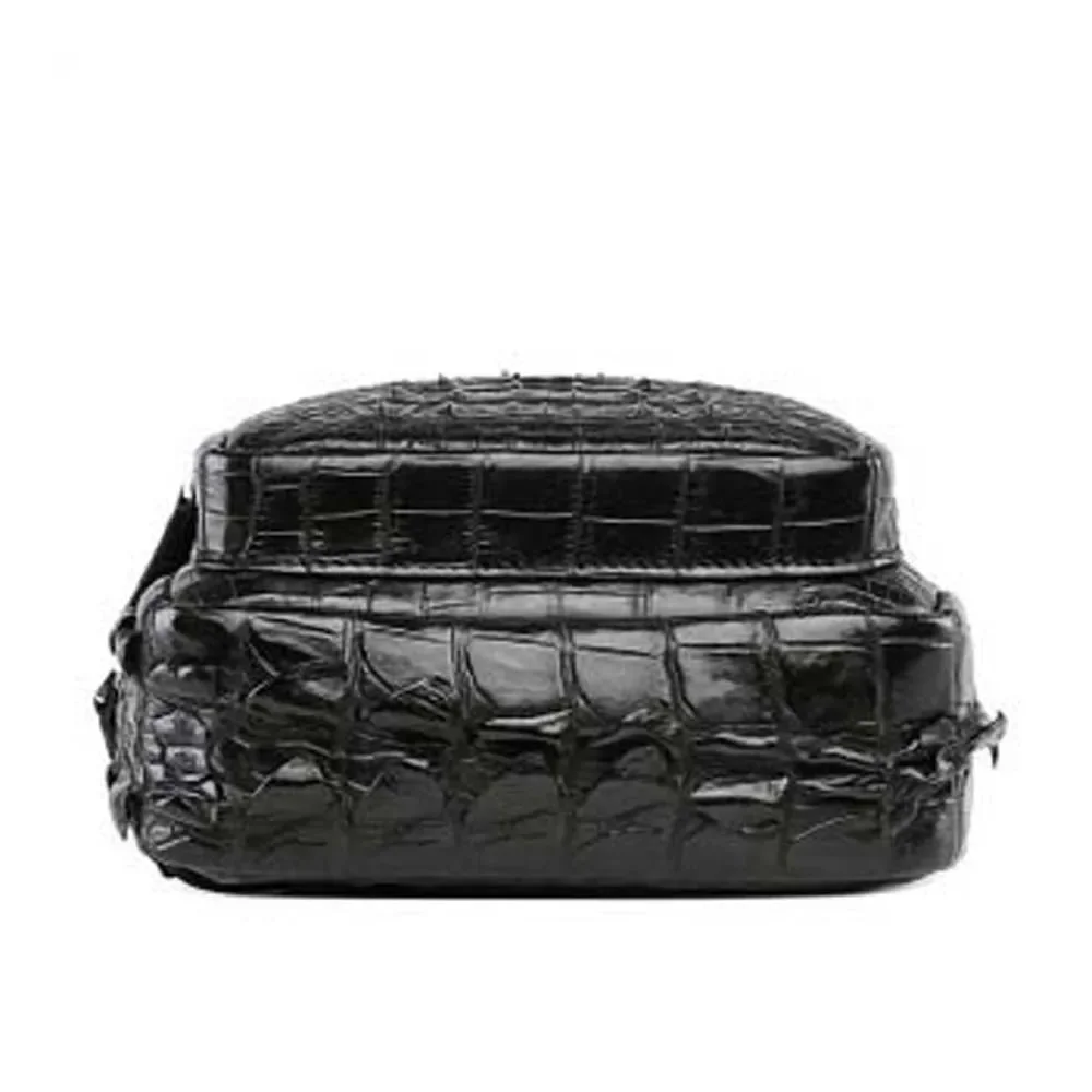 menggeka crocodile male chest leisure One shoulder cross large capacity multi-function Men crocodile bag - Image 4