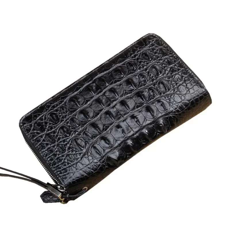ourui male Double zipper men crocodile wallet men clutch bag