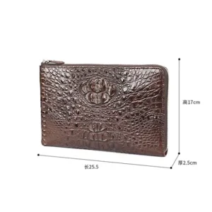 mafeimengge crocodile bag business leisure men clutch bag multi-function large capacity