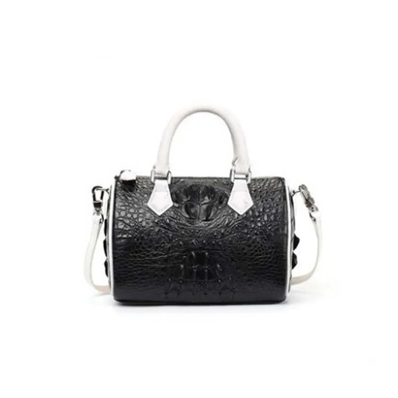 SL thailand crocodile leather women handbags Single shoulder bag fashion leisure Inclined shoulder bag Boston Female bag - Image 3