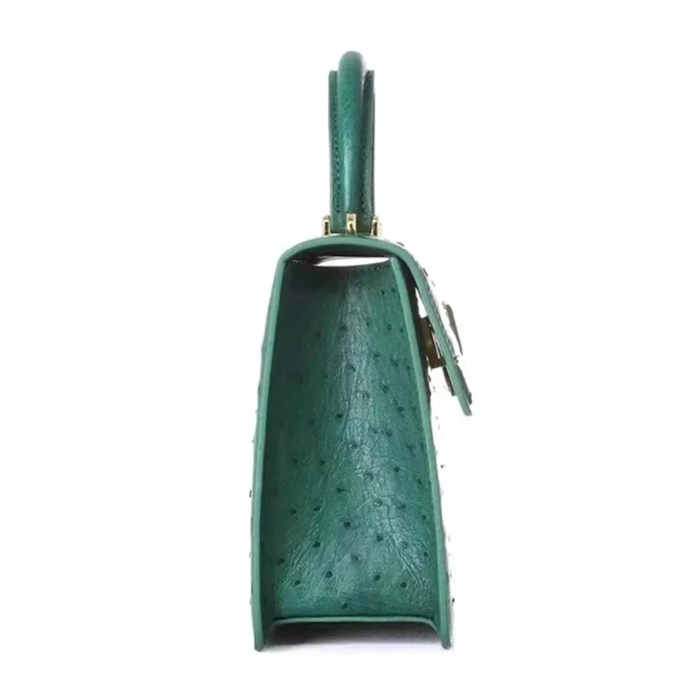 ouluoer new arrival women handbag women ostrich bag ostrich leather bag women bag - Image 4