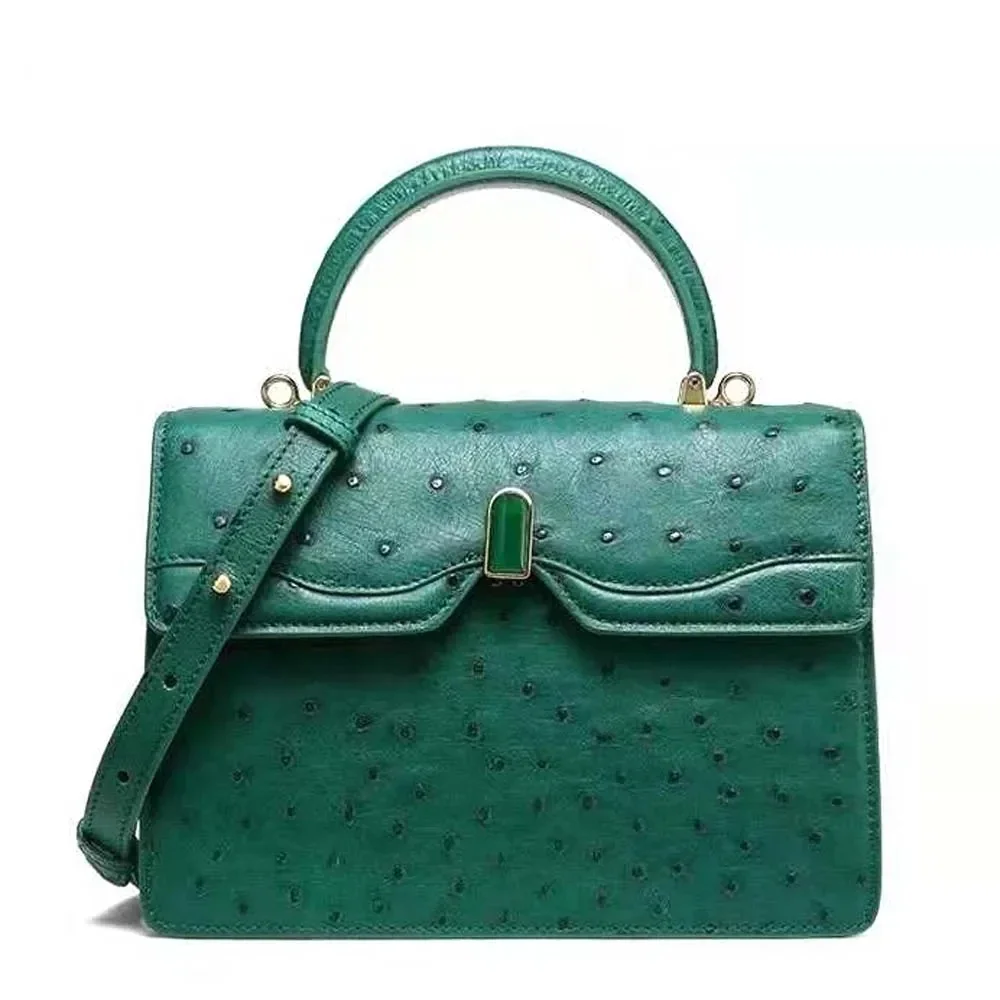 ouluoer new arrival women handbag women ostrich bag ostrich leather bag women bag