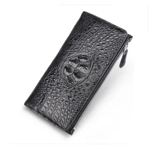 langhao crocodile wallet male Europe Cross section long men wallet youth closed men clutch bag men purse