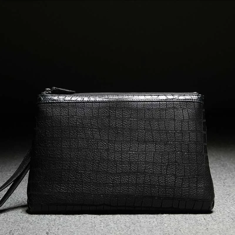 ourui new arrival male black men clutch bag