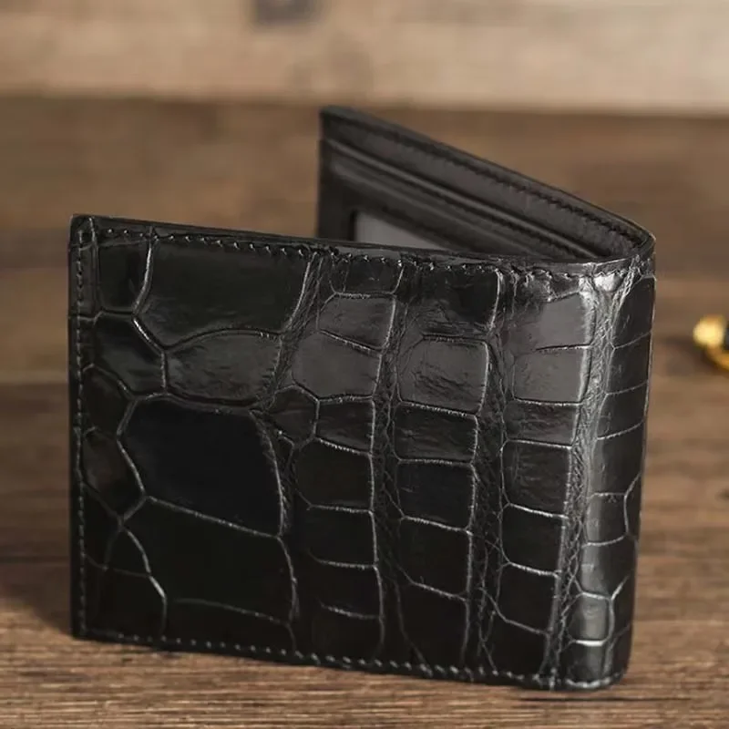 ourui male Brief paragraph Men's wallet genuine leather men wallet - Image 5