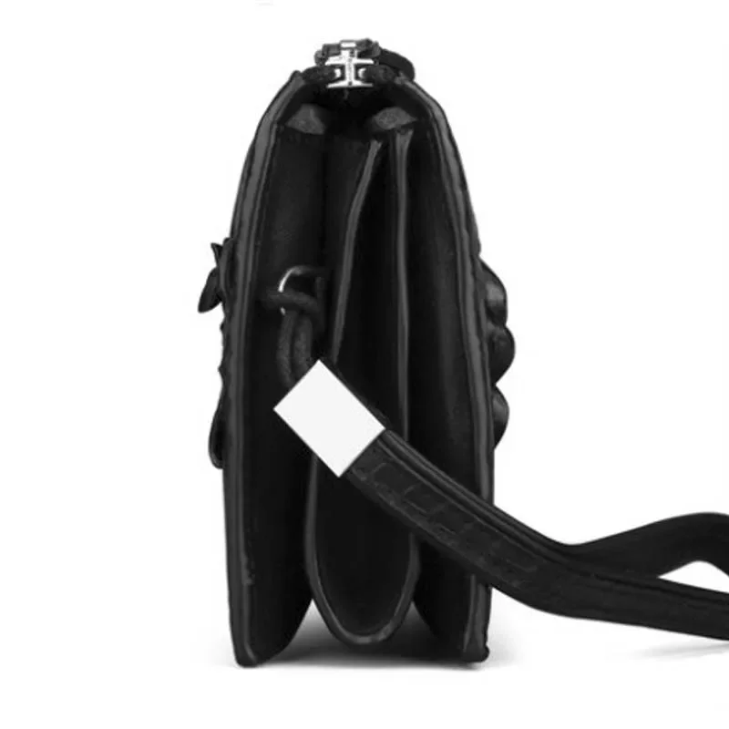 langhao male clutch bag crocodile leather male leisure zipper Cross section - Image 3