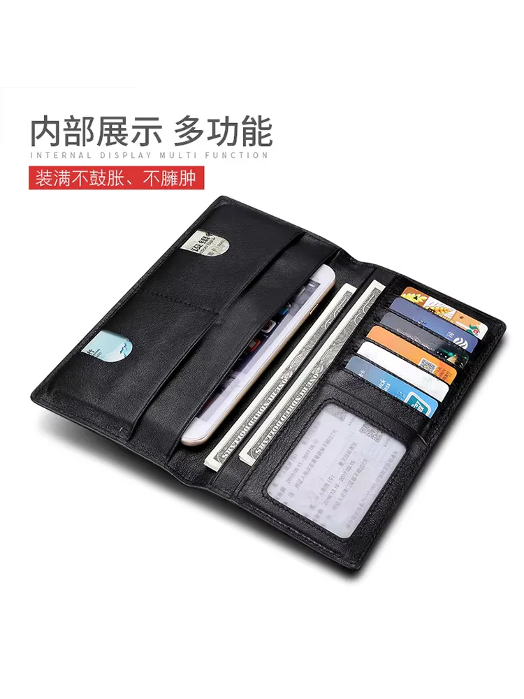kadilaier Thin Crocodile Wallet men long Crocodile leather business large capacity men Crocodile wallet men fashion - Image 2