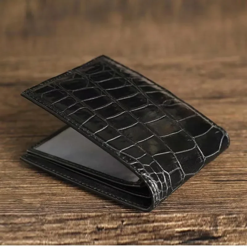 ourui male Brief paragraph Men's wallet genuine leather men wallet - Image 4