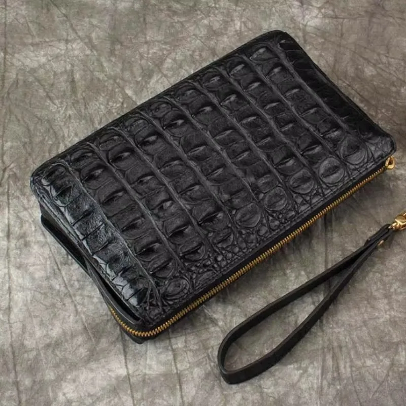 ourui male men clutch bag large capacity More screens business leisure Male bag men crocodile wallet - Image 5