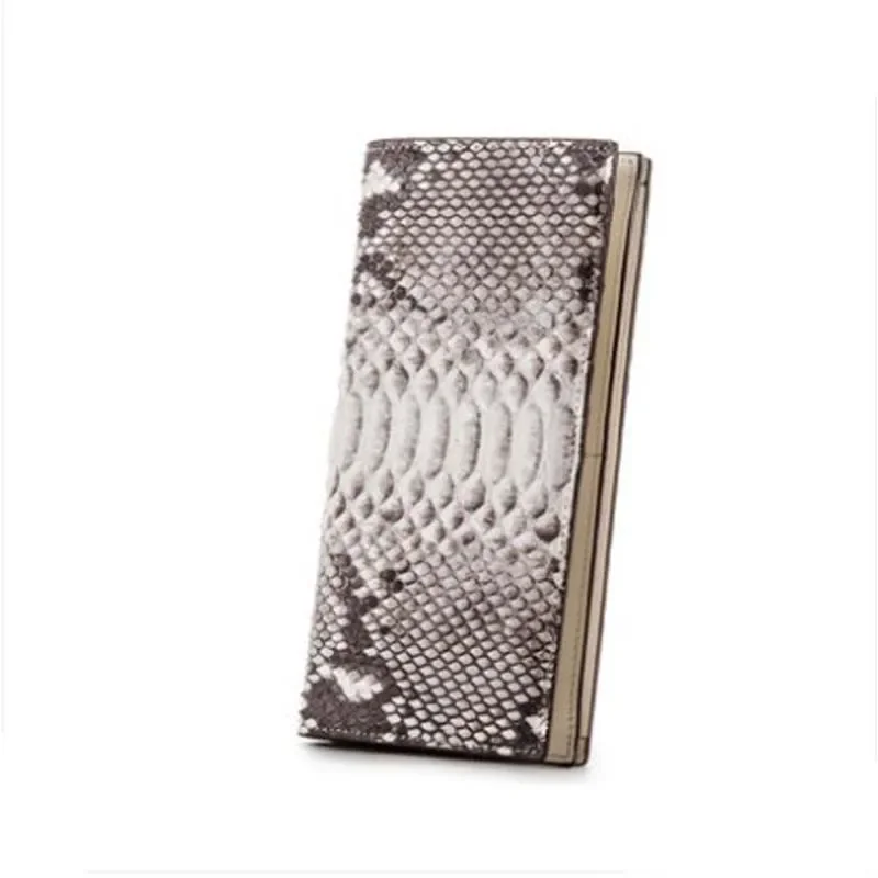 ouluoer new Python skin women wallet long My wallet More screens Womn clutch bag women puese