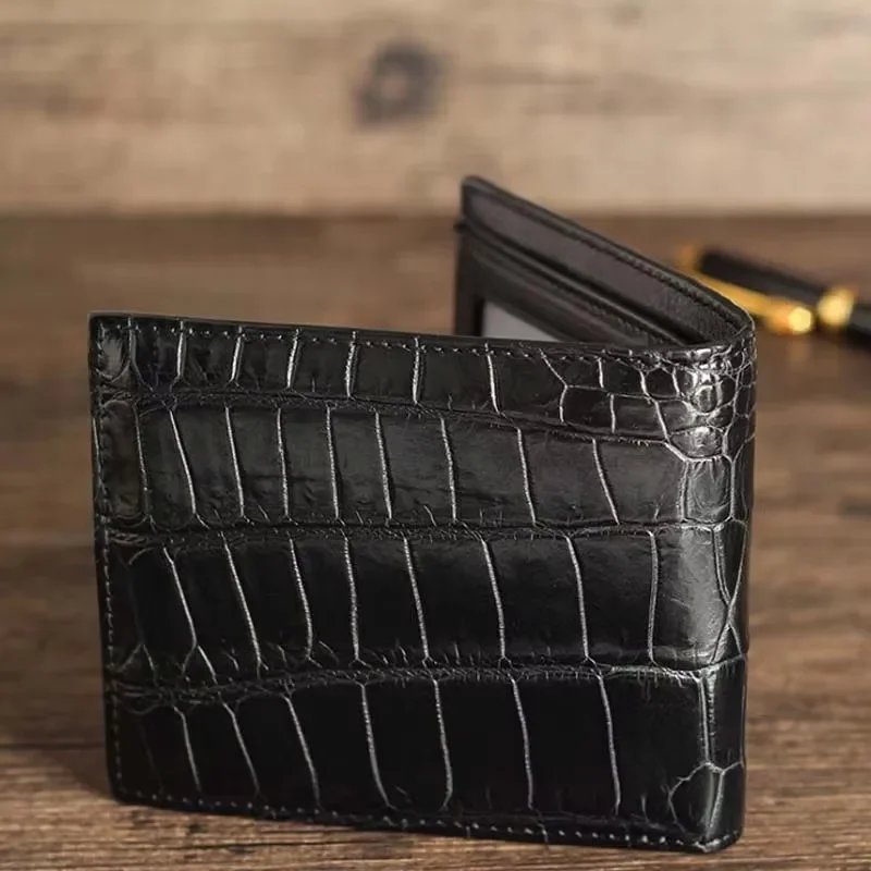 ourui male Brief paragraph Men's wallet genuine leather men wallet - Image 3
