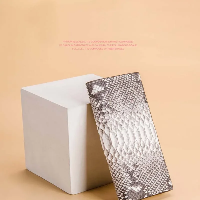 ouluoer new Python skin women wallet long My wallet More screens Womn clutch bag women puese - Image 5