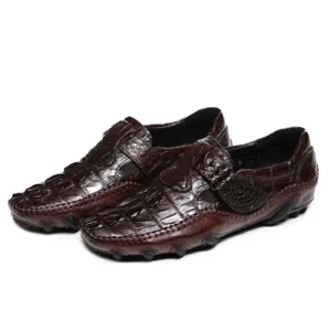VVbrown new arrival crocodile men shoes new business leisure crocodile leather male shoes tide brown men shoes