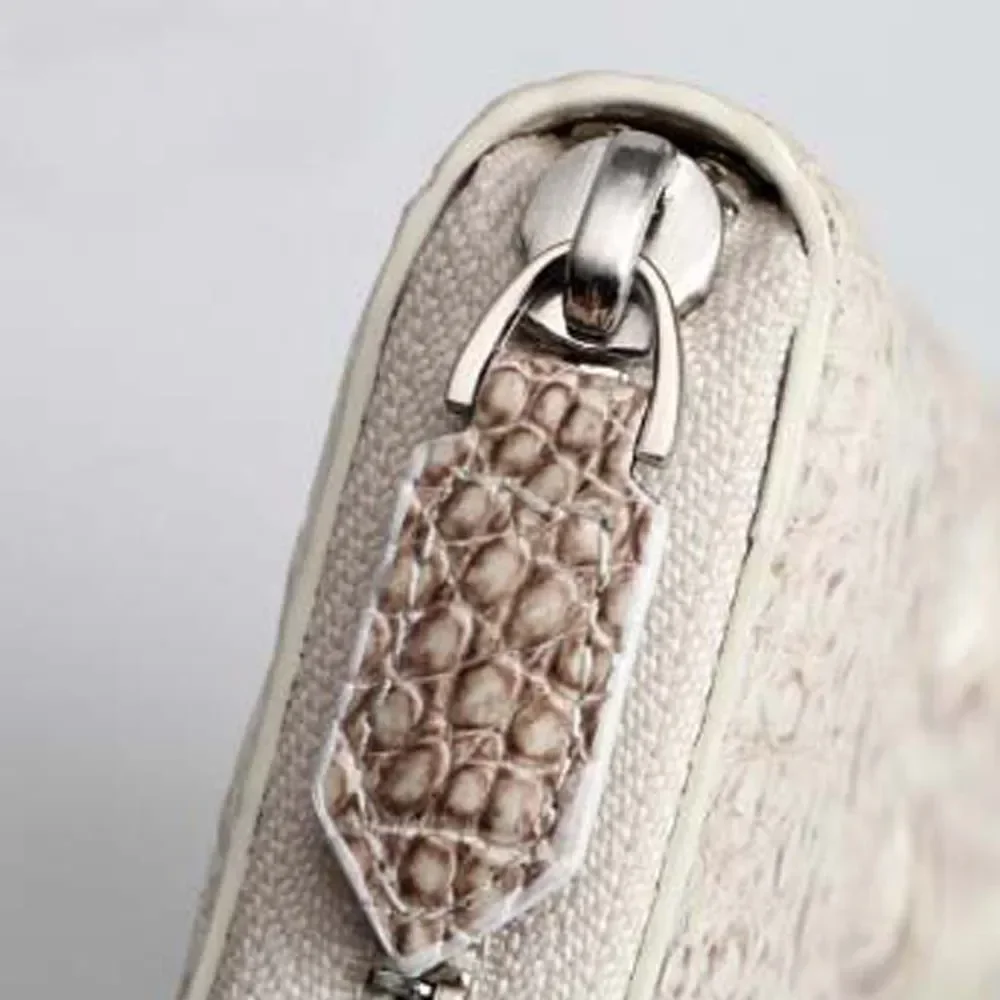 madun crocodile bag women wallet handbags female fashion Hand bag Himalayan white women clutch bag - Image 5