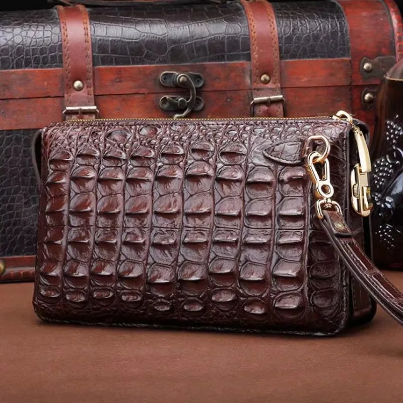 ourui male men clutch bag large capacity More screens business leisure Male bag men crocodile wallet - Image 2