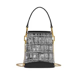 gete new Female women crocodile bag women chain Single shoulder bag crocodile