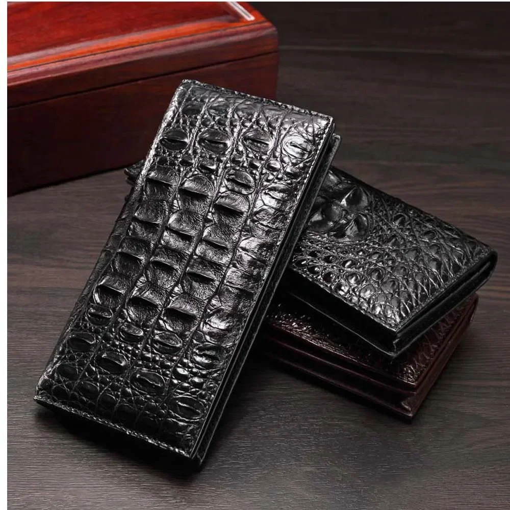jianglang new male male wallet long business crocodile men clutch bag - Image 2