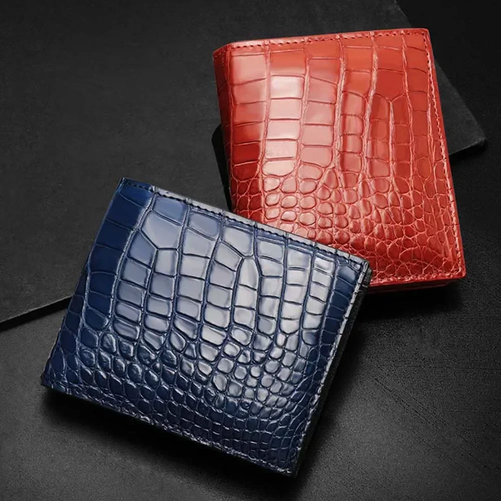 weitasi men wallet male crocodile leather short business multi-function men wallet More card holder - Image 3