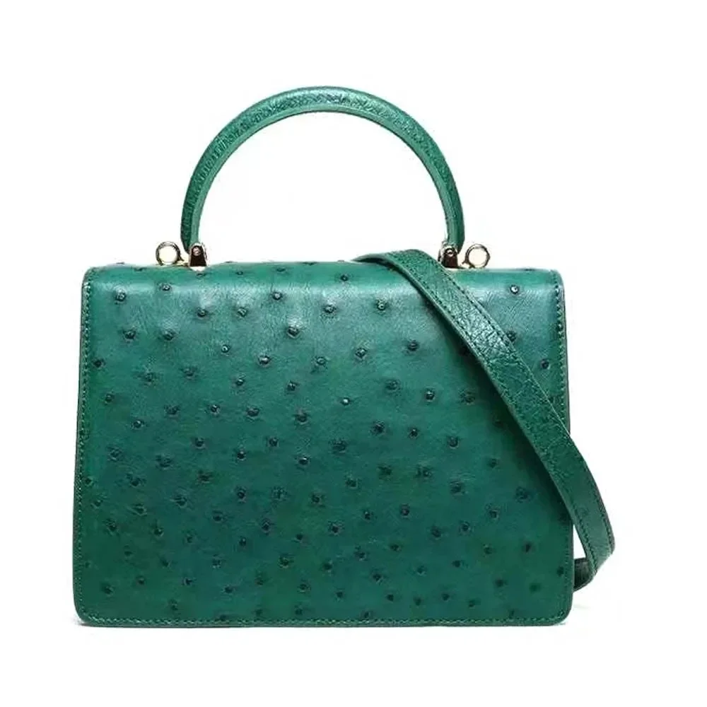 ouluoer new arrival women handbag women ostrich bag ostrich leather bag women bag - Image 2
